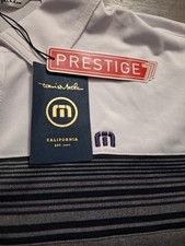 Travis Mathew Prestige Performance Polo, Colorblock, NWT, Size XL