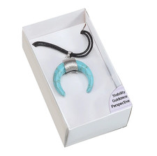 Amulett Anhänger Teal Magnesite Lo Scarabeo Guidance Stabilität Perspektive NEW