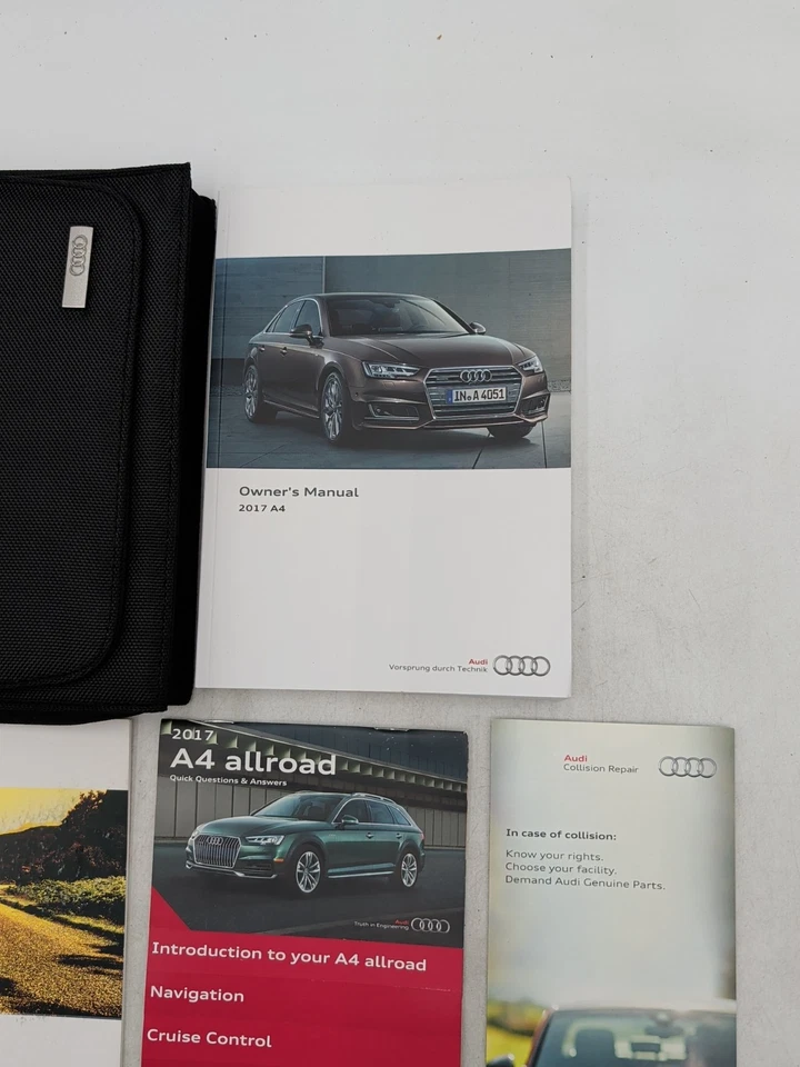 Audi A4 2017 manual del propietario con garantía y estuche envío gratuito  Foto 2 de 3