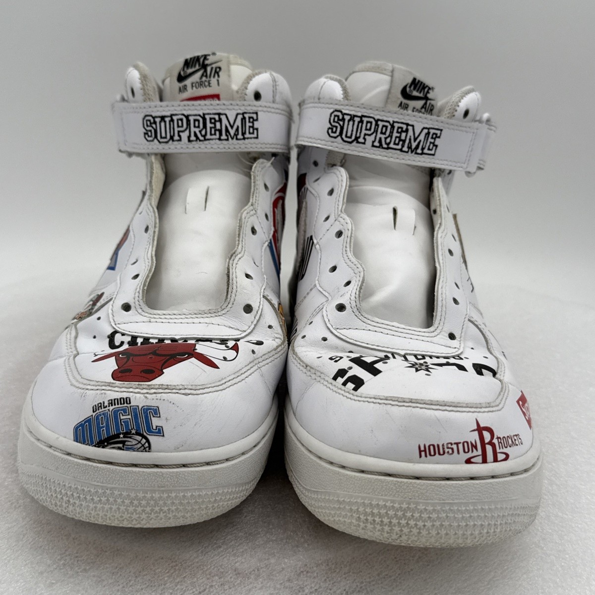Nike Air Force 1 Mid Supreme NBA White Men