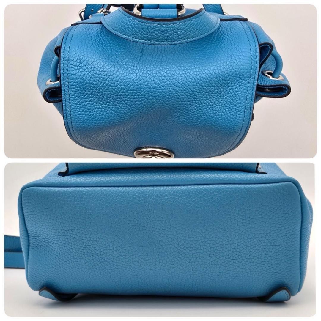Coach Mini Backpack Turnlock Drawstring - image 4