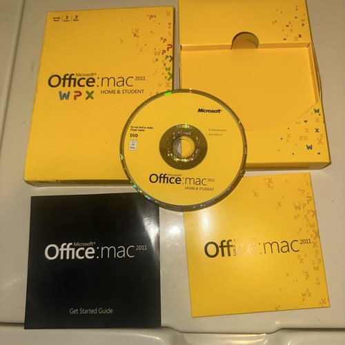 Microsoft Office for Mac Home and Student 2011 (3 Computer/s) w/ Key,