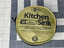 Sea to Summit The Kitchen Sink 10L Collapses Flat Hot Water and Detergent Safe
