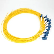 10 Pcs 0.9mm 9 /125 SM SX Fiber Pigtail Single Mode Simplex Fiber Pigtail LC/UPC