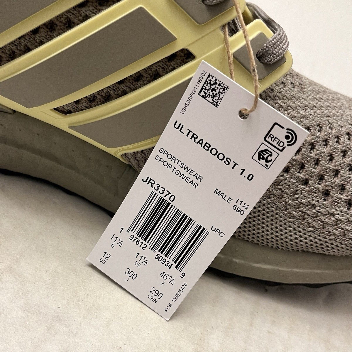 Adidas Ultraboost 1.0 JR3370 Putty Beige/Powder Yellow 