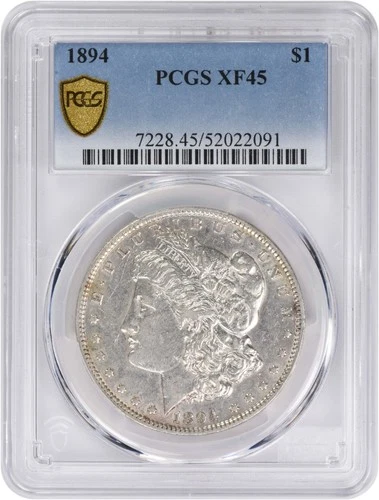 1894 Morgan Silver Dollar EF45 PCGS