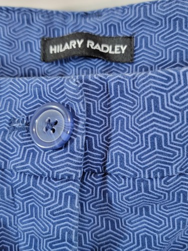 Hillary Radley Golf Capri Women 14 Blue Stretch 22.5" Inseam 4 Pocket NWOT - Picture 6 of 12
