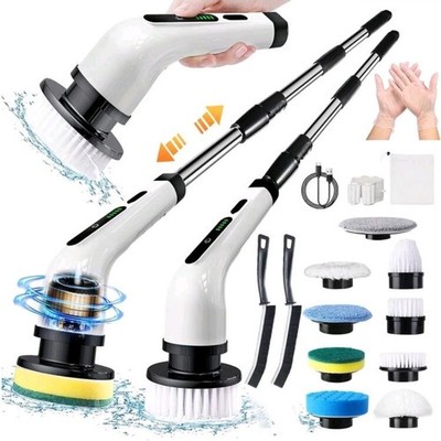 Electric Rotary Scrubber, Rechargeable Cleaning Brush, Shower Scrubber