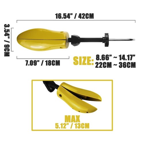 Shoe Stretcher Men Wide Feet Widener Expander Adjustable Length Men Shoe Tree... - Picture 2 of 7