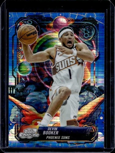 2025 Topps Cosmic Chrome Devin Booker Blue Moon Refractor (RAW)