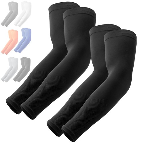 UV Sun Protection Arm Sleeves - Compression Arm Sleeve, UV Arm Sleeves for Me...