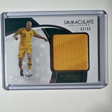 2018 Immaculate Collection Game Day Swatch Aaron Mooy 66/99