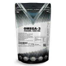 Omega Fischöl 1000mg  - 1000 Kapseln – mit 2000mg pro Tagesdosis