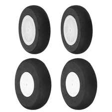 RC Airplane Wheels Set, 2.2"/2.8" Dia RC Aircraft Sponge Wheels Pack of 4
