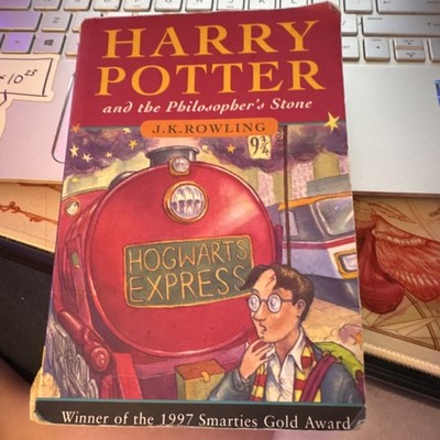 J.K. Rowling Harry Potter Philosopher's Stone Paperback Bloomsbury 1997 Taylor