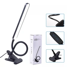 USB Reading Night Light Flexible LED Book Lamp Laptop Computer Clip-on Bed Desk