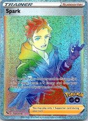Spark 085/078 Rainbow Rare Secret Full Art Trainer Pokémon GO