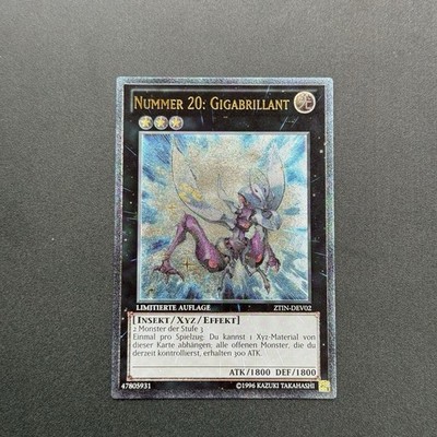 Nummer 20: Gigabrillant ZTIN-DEVO2 Ultimate Rare Deutsch Yu-Gi-Oh