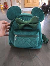 NWT Disney Mickey Mouse Mini Backpack Bioworld Metallic Gold 12"