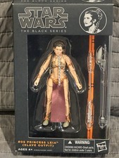 Princess Leia Slave Outfit  05 Star Wars The Black Series 6    Orange Stripe New