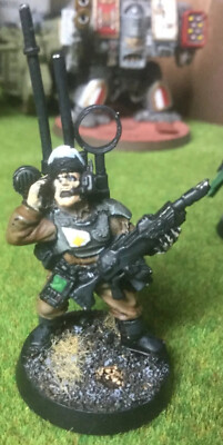 Warhammer 40K - Astra Militarum - CONVERTED METAL Vox Caster (REF 1) Exc Con