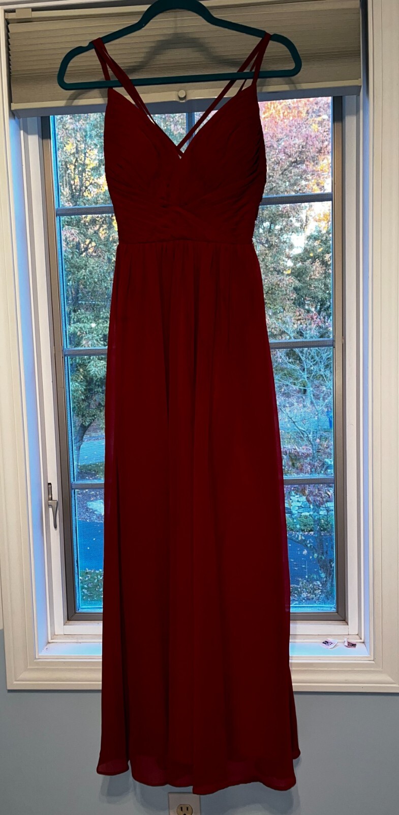 Burnt Orange Beautiful Bridesmaid Dress Petite Gem
