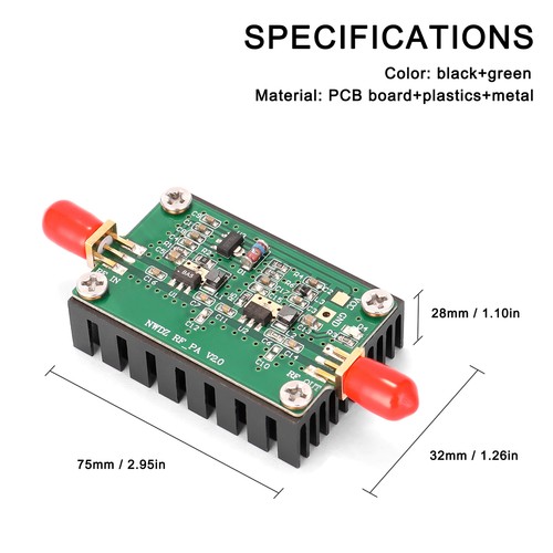 2MHz-700MHZ 3W Power Amplifier Broadband Practical Amplification Device B1U9 - Picture 2 of 6