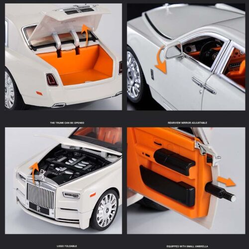 1/20 Rolls Royce Phantom Alloy Car Model Diecasts & Toy Vehicles Metal Kids Gift - Picture 3 of 26