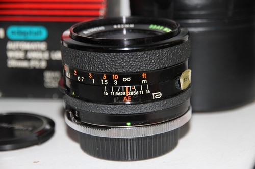 Tamron Adaptall 28mm f2.8 BBAR Multi C Wide Angle Lens.Contax Yashica CY Adapter - Picture 6 of 14