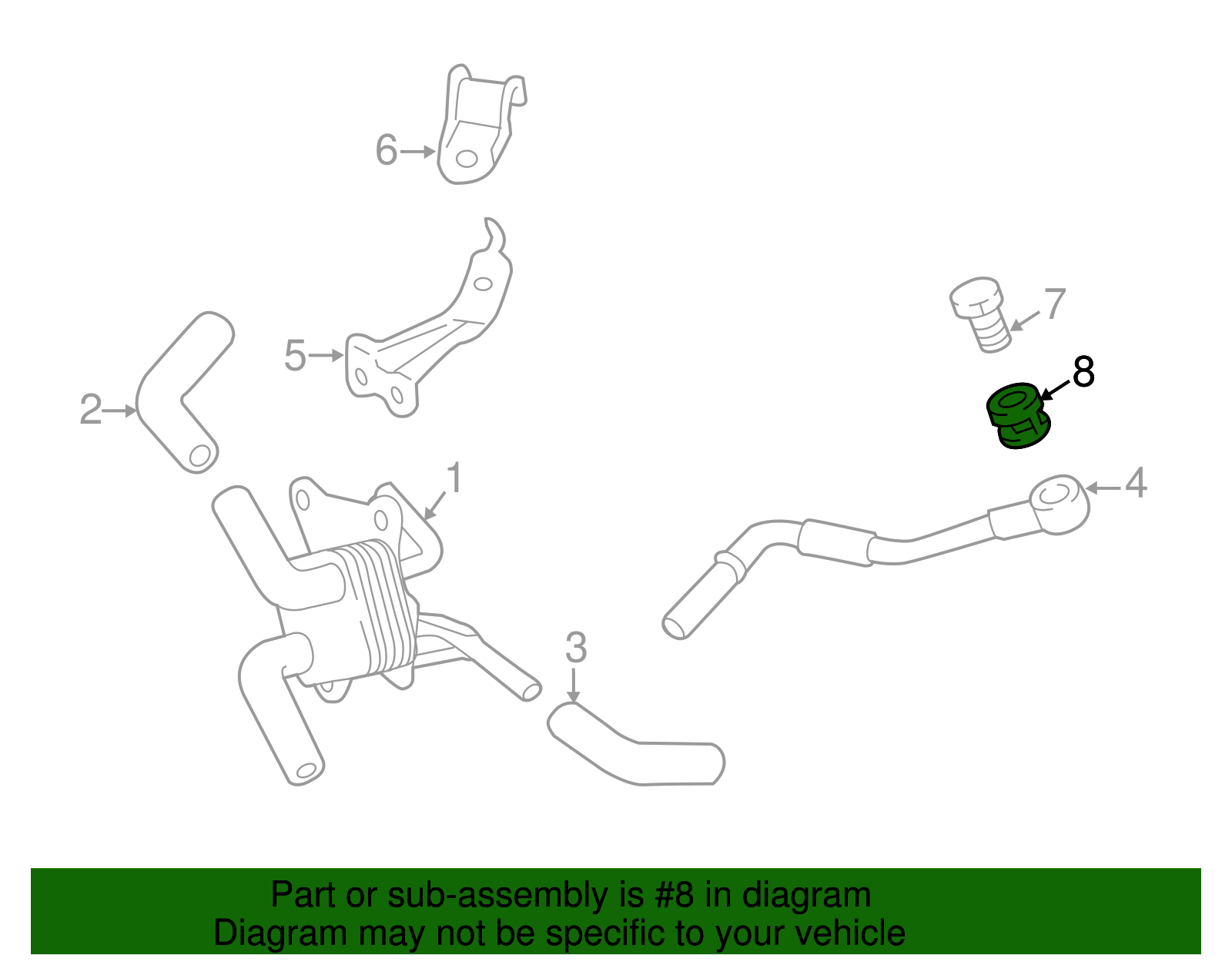 Genuine Toyota Automatic Transmission Oil Cooler Hose Gasket 90430