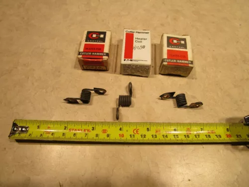 LOT OF 3 CUTLER HAMMER H1030 HEATER COILS, H0196