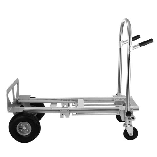 Schwerlast 4 in 1 Aluminium Handwagen 1000 Pfund klappbarer Dollywagen Lufträder - Bild 6 von 13