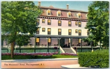Postcard - The Massasoit Hotel - Narragansett, Rhode Island