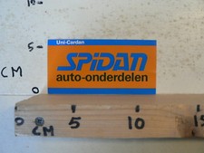 STICKER,DECAL SPIDAM AUTO-ONDERDELEN UNI-CARDAN NOT 100 % OK