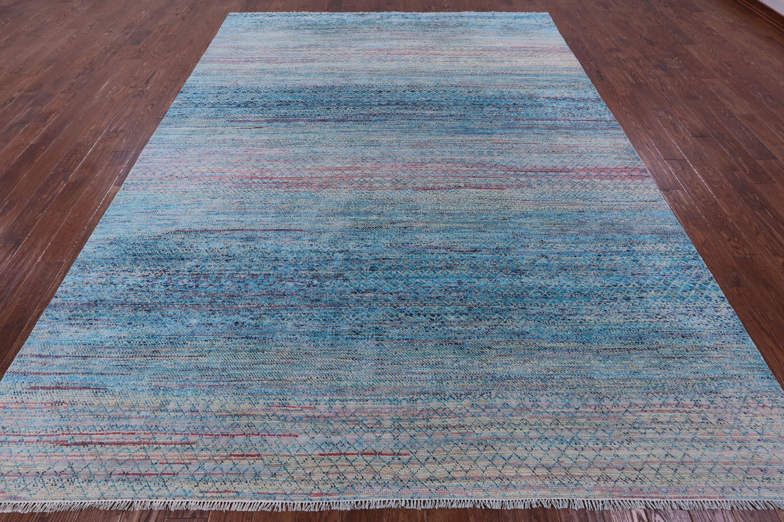 Savannah Grass Handmade Wool & Silk Rug 9' 0" X 11' 10" - Q20339