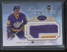 2007-08 The Cup Marcel Dionne #SS-MD Scripted Swatches Game Used Patch Auto /25