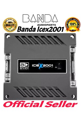 BANDA ICE 2500W アンプ Banda Ice X 2001 - Digital Amplifier 2000 Watts Rms 1 Ohms 1