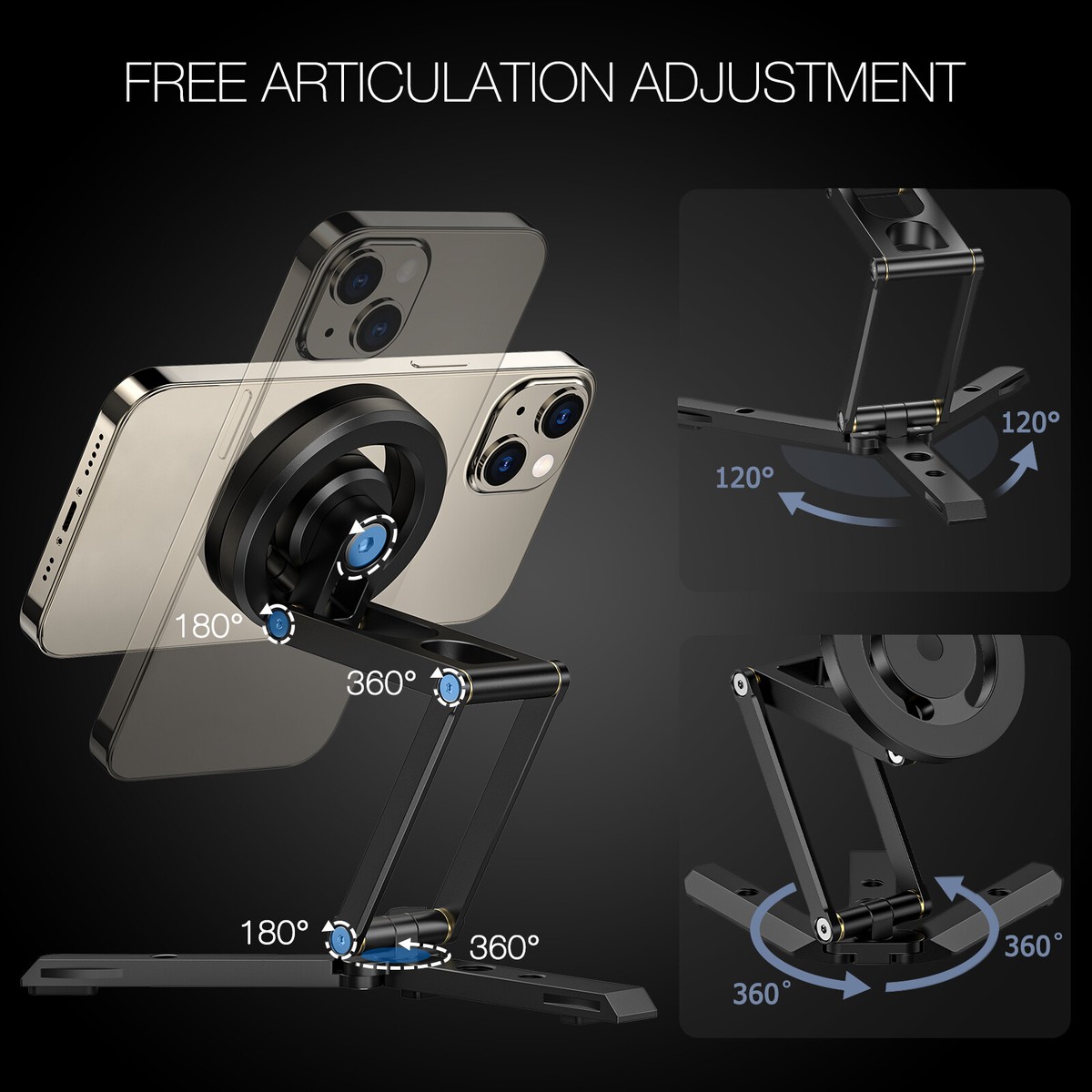 Treppiede Selfie CAMOLO Automatico - Estensibile Fino A 165cm Con Supporto Magnetico