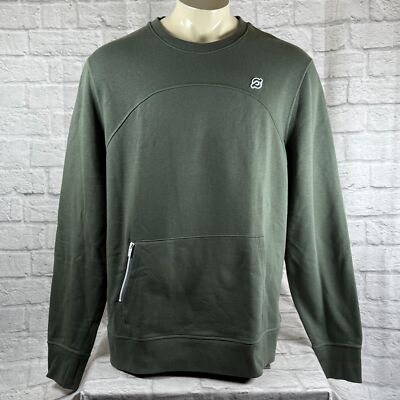 Peleton X Fourlaps Sweatshirt Damen XL Reißverschluss Tasche Spin Fahrrad Etwa