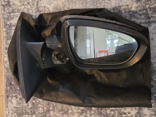 2011-2013 Kia Optima Passenger Side View Mirror Black Gloss Turn Signal 39145