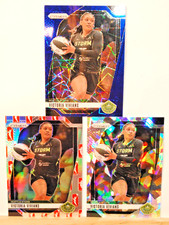 Victoria Vivians lot WNBA LOGO PRIZM Blue Velocity Silver Cracked Seattle Storm