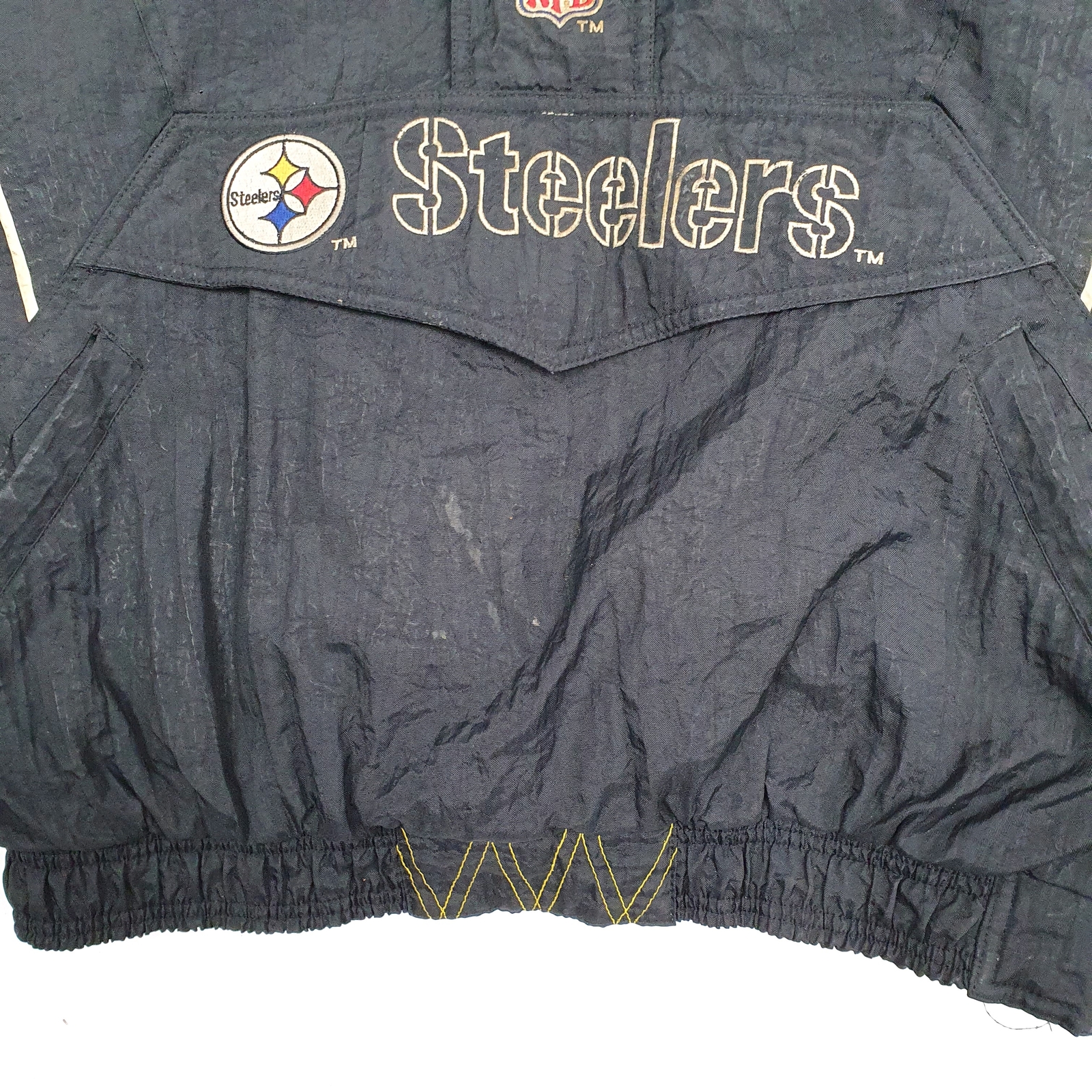 STARTER Padded Jacket Coat Pro Line Vintage 1990s NFL Pittsburgh Steelers Mens M image 4