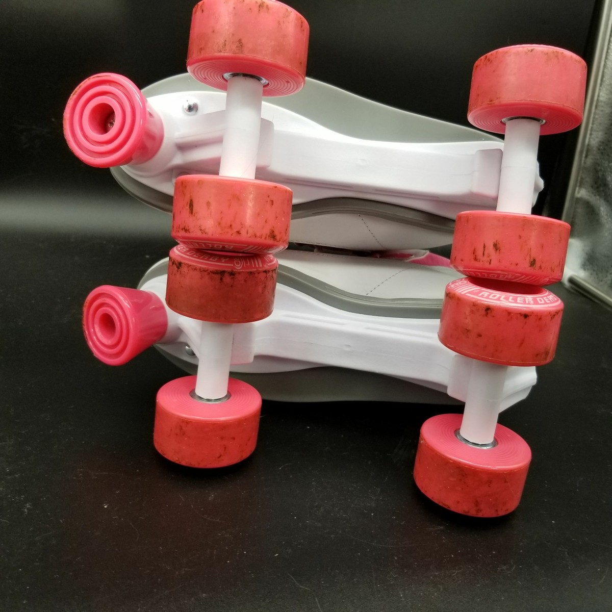Patins à Roulettes Roller Derby Firestar 4 Roues – Fille, Taille 4, Bon état Avec Boîte