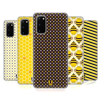 HEAD CASE DESIGNS ARBEITSBIENE MUSTER SOFT GEL HANDYHÜLLE FÜR SAMSUNG HANDYS 1