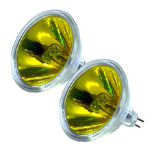 2x Lamp for Dimplex Optimyst Bulb Amber 45 50w 12v Mr16 Fires Opti-myst Heater 