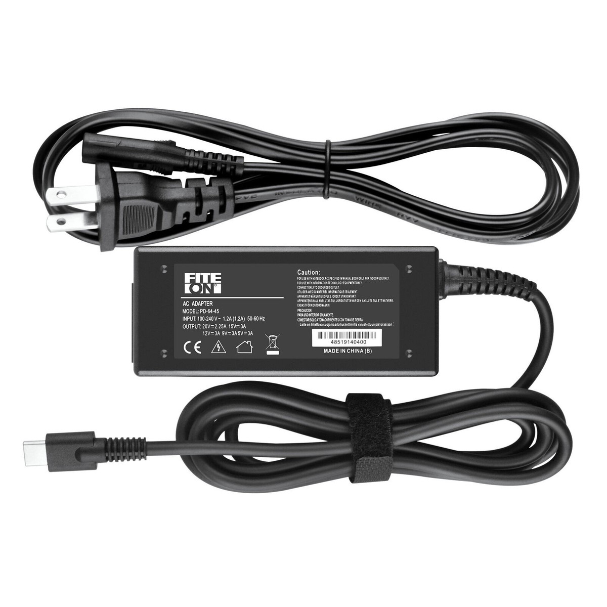 Caricatore Alimentatore USB C 65W per ASUS Chromebook Flip Caricatore Alimentatore USB C 65W per ASUS Chromebook Flip