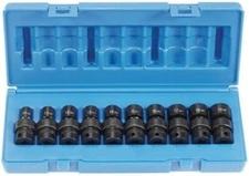 Grey Pneumatic 1210UM 3/8" Drive 10 Piece Universal Metric Set