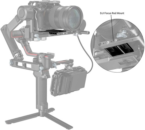 SmallRig Manfrotto Quick Release Plate for DJI RS 2/RSC 2/Ronin-S Gimbal 3158B - Picture 6 of 8