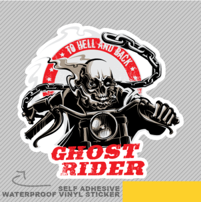 ghost rider stickers for bike