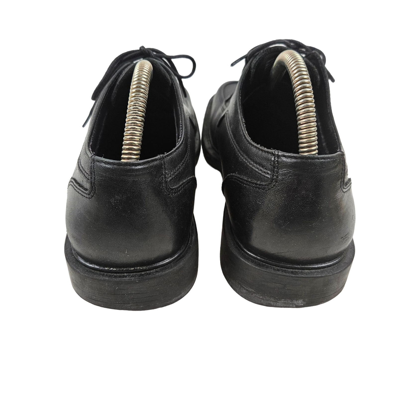 SAOLA Hunters Bay Shoes da uomo 8 5 W pelle nera punta quadrata abito Oxford